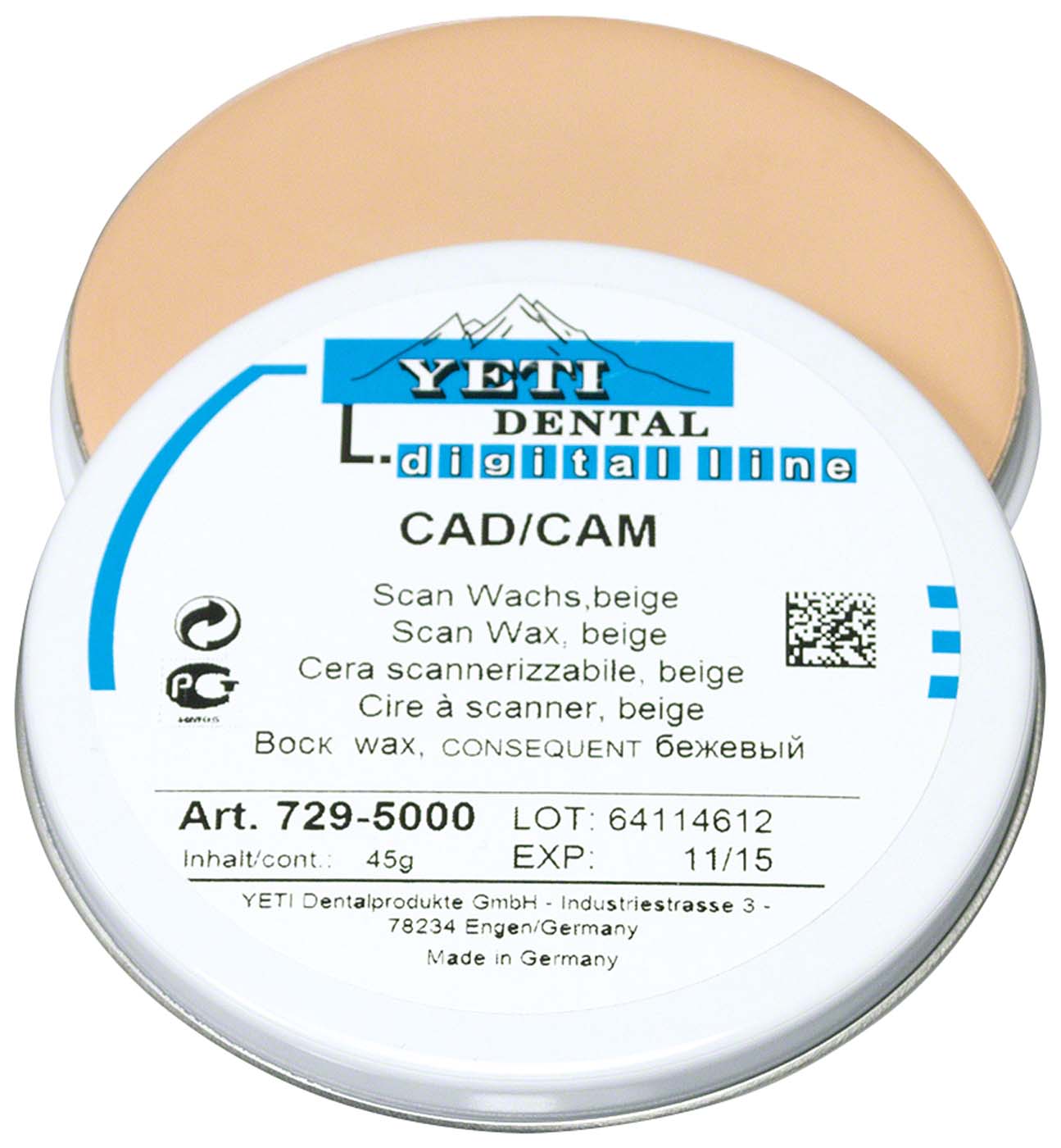 CAD/CAM Scan Wachs Yeti