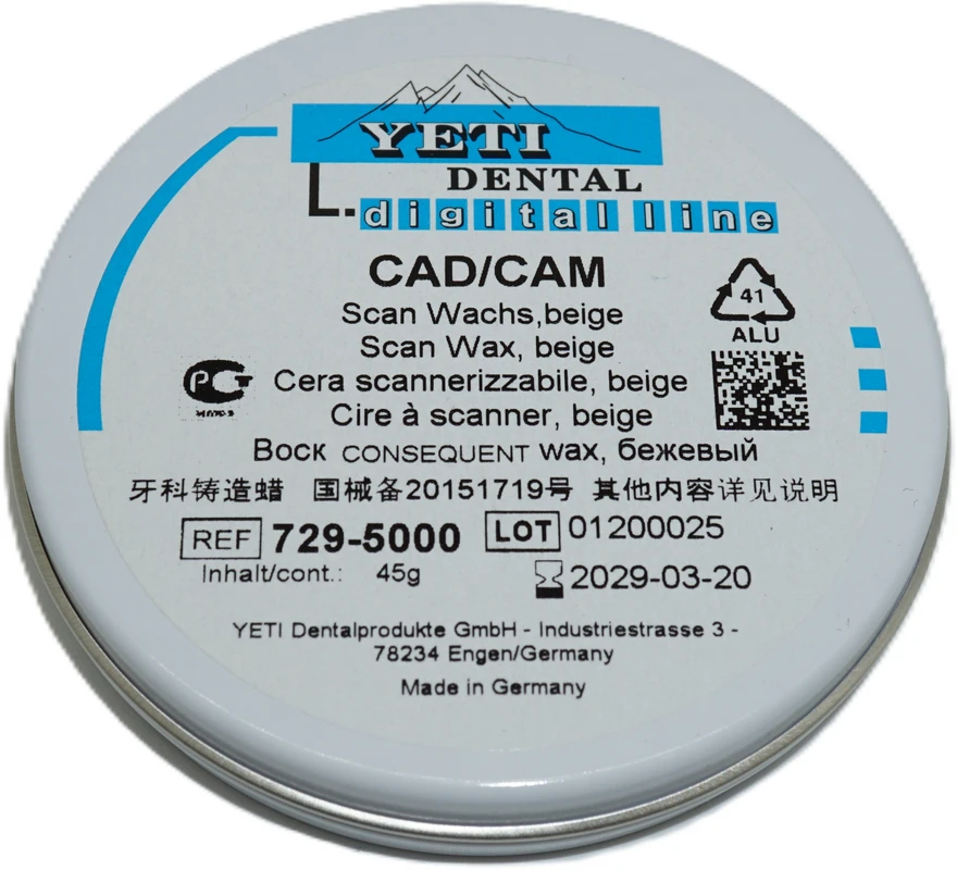 CAD/CAM Scan Wachs Yeti