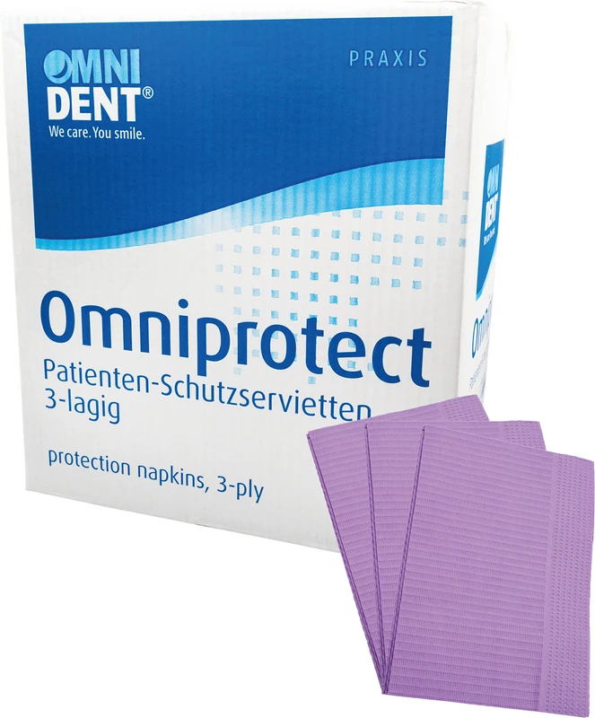 Omniprotect Karton 500 Stück lila