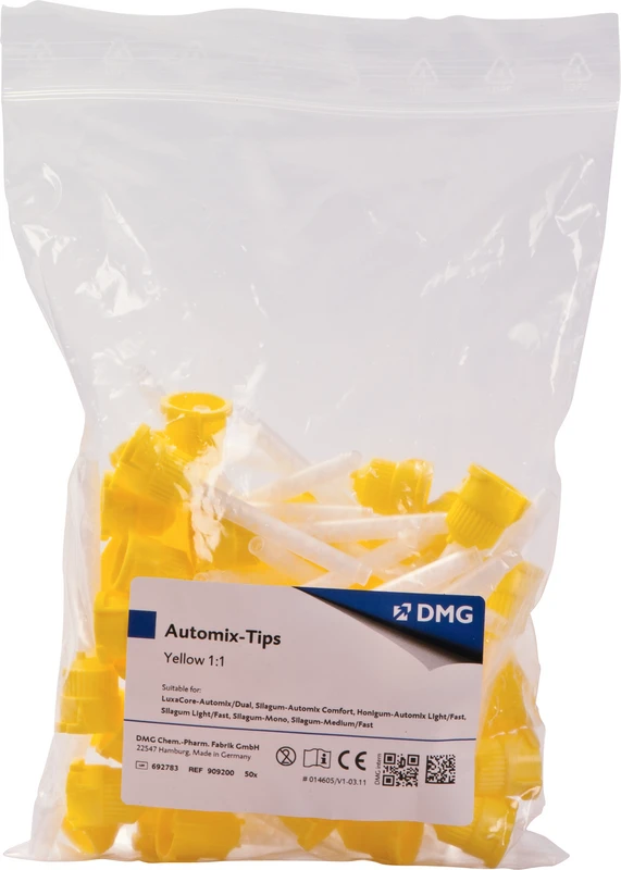 Silagum Automix-Tips Packung 50 Stück yellow, 1:1